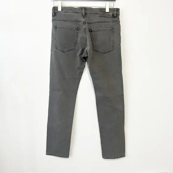 Hugo Boss men’s jeans slim stretch charcoal denim size 32x32 designer